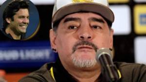 Santiago Solari fue confirmado como técnico del Real Madrid pero Maradona no lo ve mucho tiempo ahí.