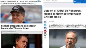 Chelato Uclés murió este miércoles a altas horas de la noche y la prensa internacional destaca el legado que dejó como entrenador.
