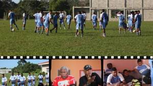 Héctor Castellón fue presentado este martes como nuevo entrenador del Vida y desde ya se puso a trabajar con el equipo.