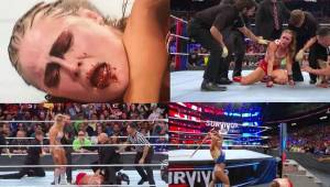 Charlotte Flair, que golpeó a Ronda Rousey con una silla, fue descalificada tras atacar a su rival con palos de kendo.