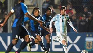 La Selección de Argentina enfrentó a Honduras en 2016 en amistoso celebrado en San Juan.