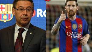 Bartomeu está seguro de la renovación de Messi con el Barcelona.