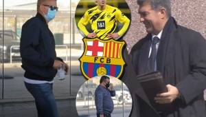 El padre de Haaland y Mino Raiola llegaron a la ciudad de Barcelona para reunirse con Joan Laporta.