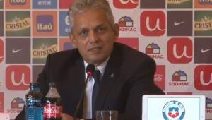 Rueda en su presentación como seleccionador de Chile.