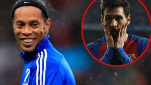 Ronaldinho habló de la forma en que se puede parar a Messi en el campo.