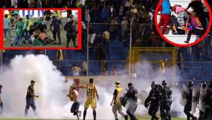 En el estadio Morazán se dio el último acto vandálico en el fútbol de Honduras.