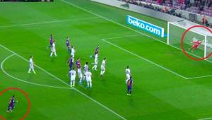 Messi anotó una hermosa anotación desde un tiro libre frente al Valladolid.