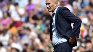 Zidane fue crítico al momento de hablar del empate contra el Levante.