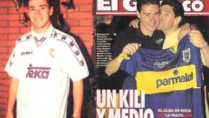 Kily González hasta posó con la camiseta del Real Madrid pero no pudo jugar nunca ahí.