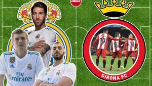 Real Madrid recibe este domingo (1:45 pm) por primera vez en su historia al Girona en el Santiago Bernabéu y el portal español GOAL dio a conocer a los jugadores que mandaría Zidane para conseguir los tres puntos. El entrenador francés no quiere sorpresas.
