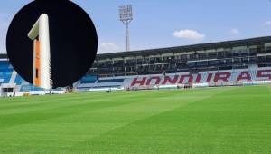 Pulen los últimos detalles del estadio Nacional Chelato Uclés para la final del torneo Clausura Olimpia-Olancho