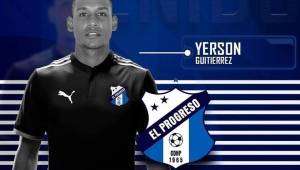 Yerson Gutiérrez tendrá su segunda aventura en Honduras Progreso tras su paso por el club en el 2018-19.