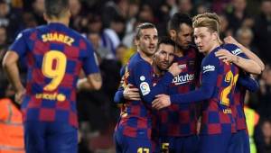 Triplete de Messi, un gol de Suárez y otro de Griezmann le dieron la victoria al Barcelona ante el Mallorca.