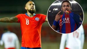 Vidal explicó que estaría encantado que Neymar volviera al Barcelona.
