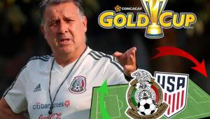La selección mexicana se mide este domingo a Estados Unidos por la gran final de la Copa Oro y esta sería la posible alineación que mandaría el 'Tata' Martino para el esperado encuentro.
