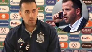 Busquets le respondió a Van der Vaart por decir que España juega horrible en la Eurocopa.