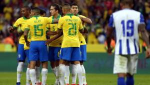 Honduras fue goleada por Brasil 7-0 en amistoso previo a la Copa Oro.