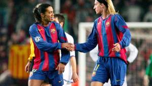 Maxi López dice que Ronaldinho le ayudó a entrar en confianza una vez llegado al Barcelona.
