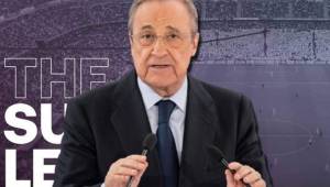 Florentino Pérez dijo que la Superliga europea sirve para garantizar el futuro del fútbol.
