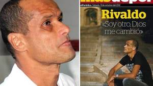 Rivaldo desde 2004 convirtió su vida a Cristo por unas voces que escuchaba mientras manejaba a Sao Paulo.