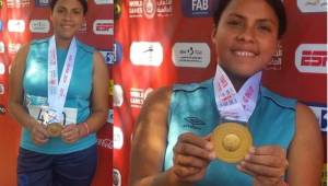 Eufemia Velásquez ganó medalla de oro en el mundia de Olimpiadas Especiales en Abu Dabi.