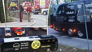 El autobús del Borussia Dortmund sufrió un atentado el martes.