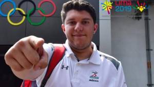 Jorge Orozco expresó que es un honor para él ser el abandero que represente a México en los Panamericanos.