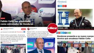 Diferentes medios internacionales hicieron eco sobre la contratación de Fabián Coito como nuevo seleccionador de Honduras.