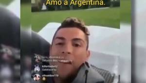 Cristiano Ronaldo realizó un Instagram live para compartir con sus aficionados y habló de Argentina.