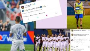 Los seleccionados de Honduras han colgado diversos mensajes en redes sociales ante de meterse a la cancha del estadio Azteca.