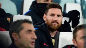 Lionel Messi fue suplente en Champions luego de 40 partidos seguidos.