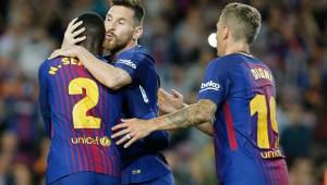 Lionel Messi ayudó a humillar al Eibar esta tarde en el Camp Nou. FOTOS: AFP