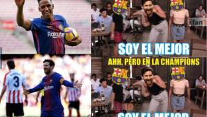 El Barça derrotó 2-0 en el Camp Nou al Bilbao y los memes no podían faltar y menos tras un juego donde Lionel Messi ha marcado. El argentino bailó en su festejo y las burlas llegaron.
