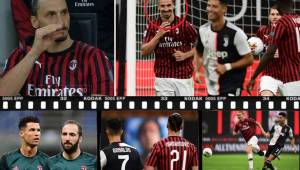 El Milan enfrentó este martes a la Juventus en el arranque de la jornada 31 de la Serie A y los reflectores apuntaron a Cristiano Ronaldo e Ibrahimovic. Así fueron captados ambos futbolistas.