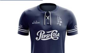 Así es la camiseta que ha lanzado Motagua por su 90 años de fundación.