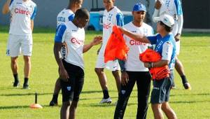La Selección de Honduras realizó el último entreno en San Pedro Sula previo al viaje a Panamá para disputar la Copa Centroamericana. Foto Neptalí Romero