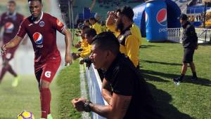 El volante de contención Deiby Flores fue enviado a las reservas donde disputó la final y ganaron 3-0 la ida al Juticalpa FC.