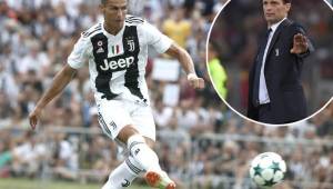 Allegri alineará de titular a Cristiano Ronaldo en su primer partido oficial en Italia.
