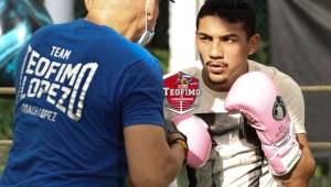 Teófimo López y su padre se han preparado fuertemente para derrotar a Lomachenko el 17 de octubre.