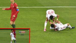 A criterio del árbitro, la acción de Ronaldo solo merecía tarjeta amarilla.