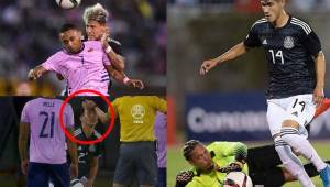 Estas fueron las imágenes que no se vieron en tv del partido México - Bermudas. ¿Viste la cachetada que se llevó el Chucky Lozano?.