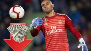 Keylor sufrió una fuerte devaluación de 10 millones de euros debido a la falta de protagonismo en el conjunto blanco.