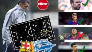 El portal catalán 'FC Barcelona Noticias' publicó la alineación titular con la que saldría este sábado el equipo azulgrana para enfrentar al Alavés en la primera jornada del fútbol español.