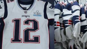 La indumentaria con la que los Pats jugarán el Super Bowl LII el 4 de febrero.