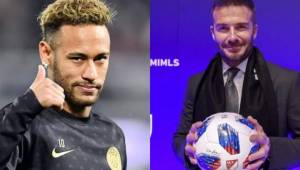 El inglés David Beckham y el brasileño Neymar 'pactan' un contrato para dentro de diez años en el Inter de Miami de la MLS.