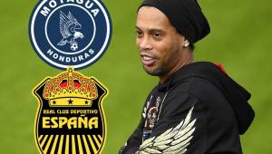 Ronaldinho llega a Honduras el viernes 28 de julio y el 30 jugará con Real España y Motagua.