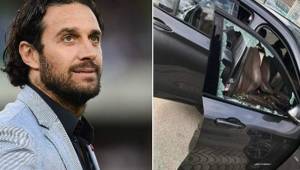 Luca Toni se encontraba junto al presidente del Hellas Verona cuando sucedió el ataque.