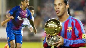 Ronaldinho llegó al Barcelona procedente del PSG en el 2003 y se marchó en el 2008 rumbo al AC Milan.