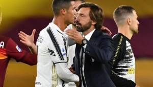 Pirlo puso como ejemplo el sacrificio de Cristiano Ronaldo frente a la Roma para empatar el partido.