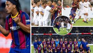 Real Madrid derrotó al Barcelona 3-2 en el Clásico de Leyendas jugado en Tel Aviv. Ronaldinho se robó el show, los dos futbolistas culés que usaron la camisa '10' y ¿quién es el número siente merengue?